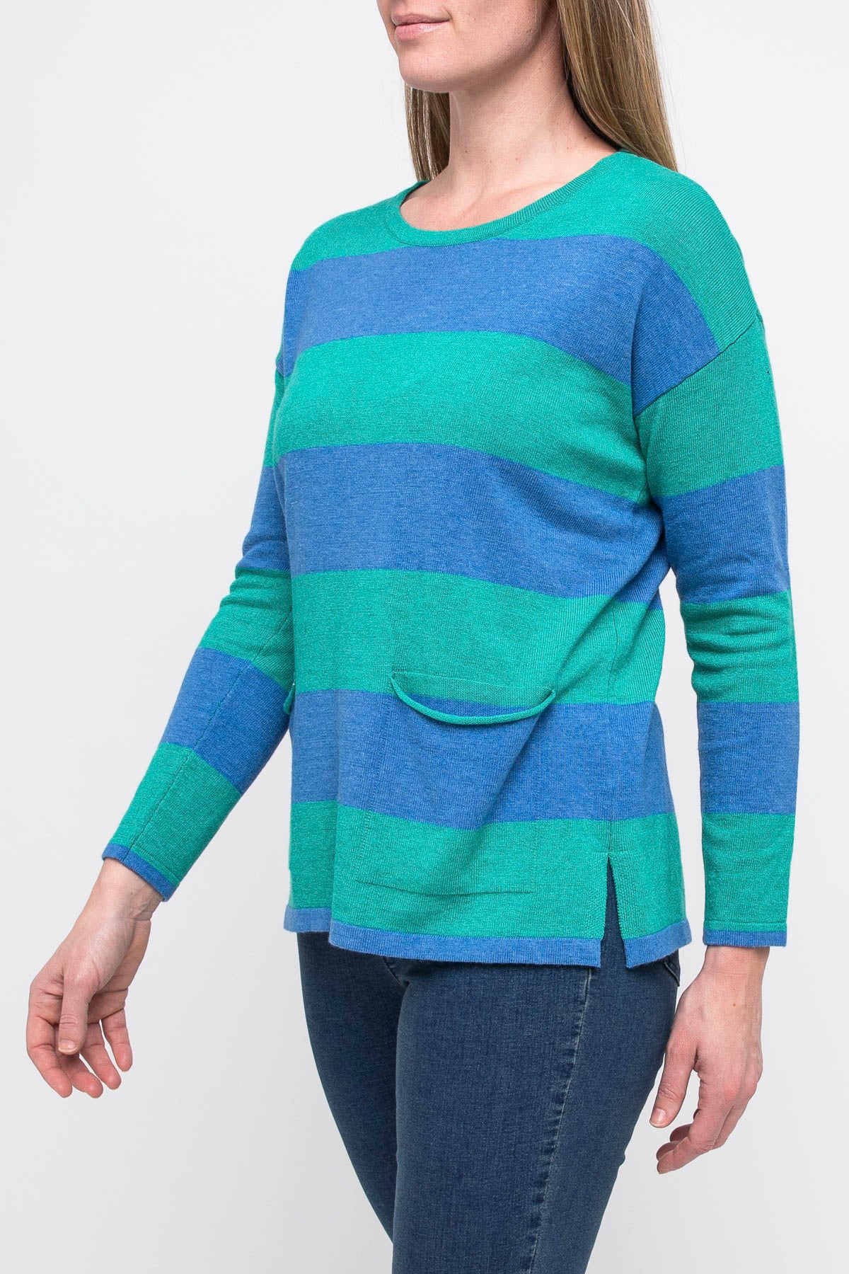 Wide Stripe Pullover