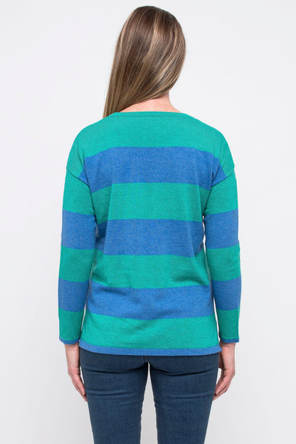 Wide Stripe Pullover